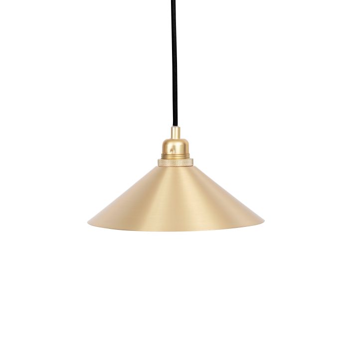 Cone Brass Small Pendant