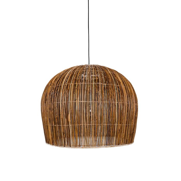 Rattan bell Large Pendant