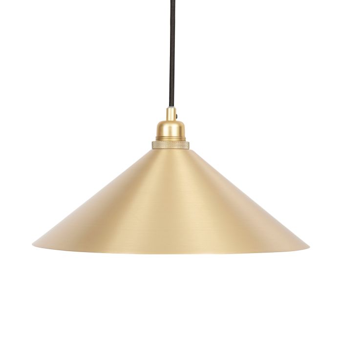 Cone Brass Medium Pendant