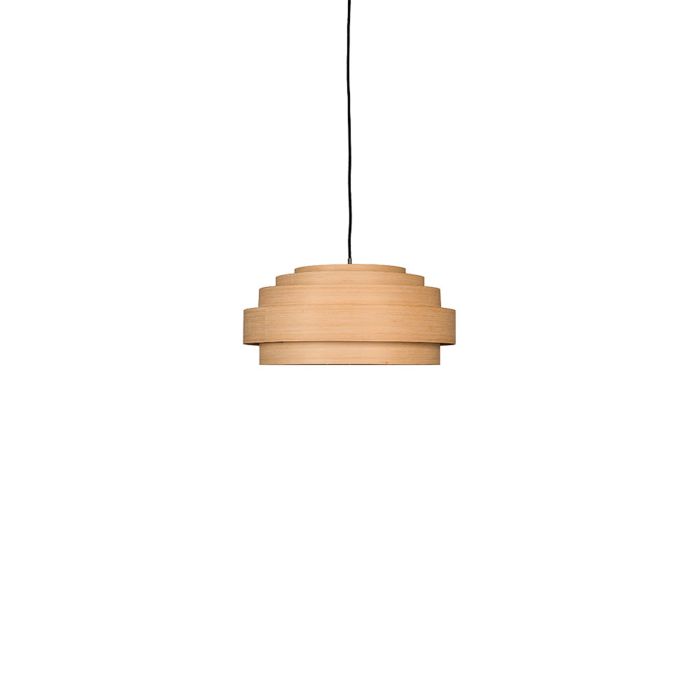 Thin wood shade Medium Pendant