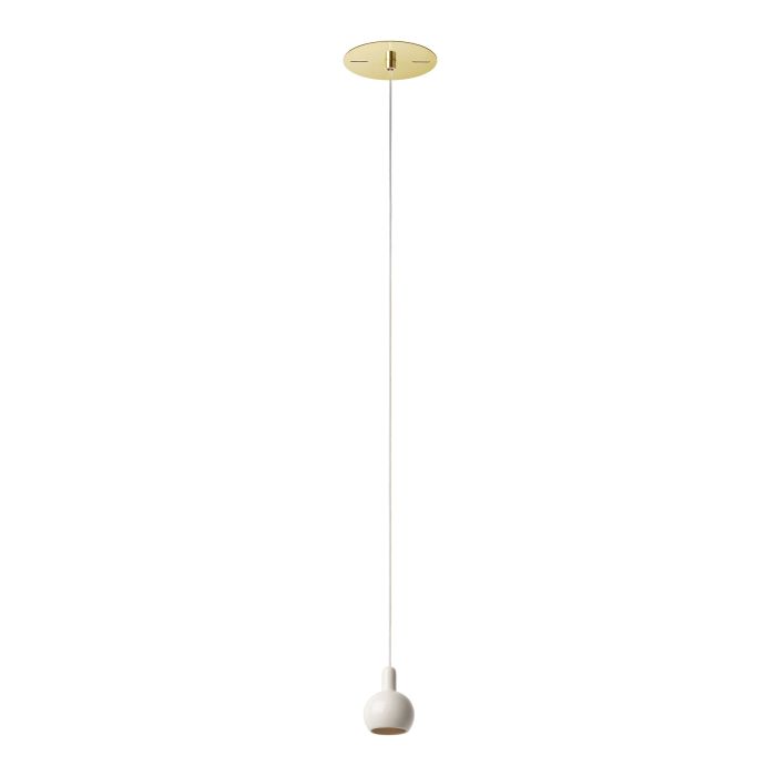 Small ceramic light – single pendant flush