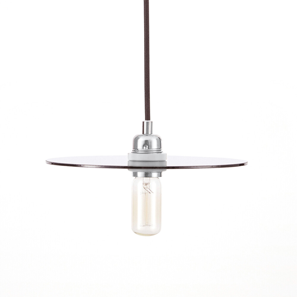 productFcircleglassparentFFRAMA Circle Shade Smoked glass Medium jpg