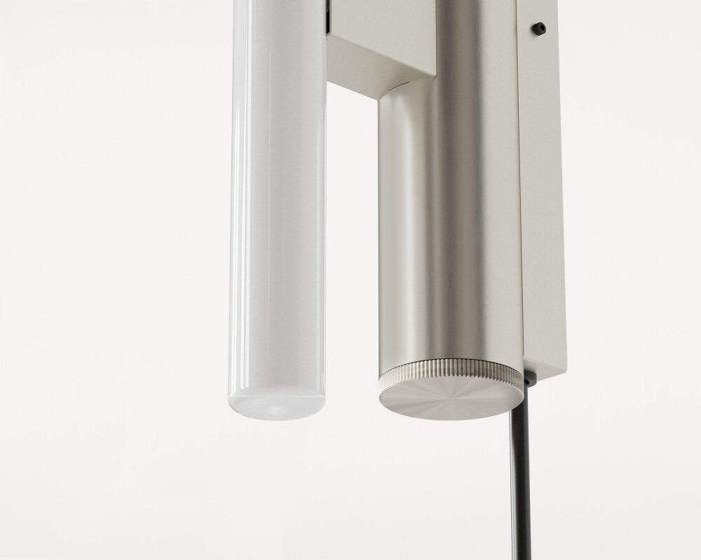 FRAMA Eiffel Wall Light Single Stainless Steel Packshot jpg