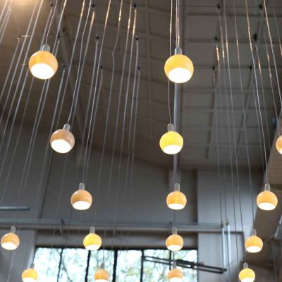 ceramic lamp hanging W