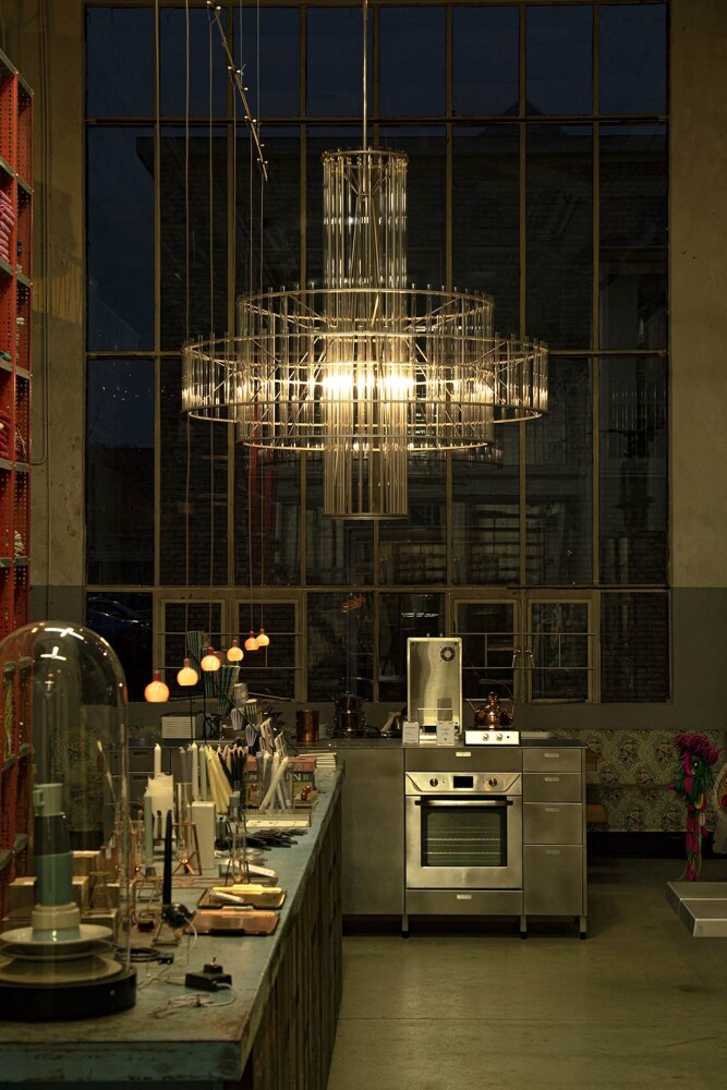 Enormous Aluminium Chandelier px jpg