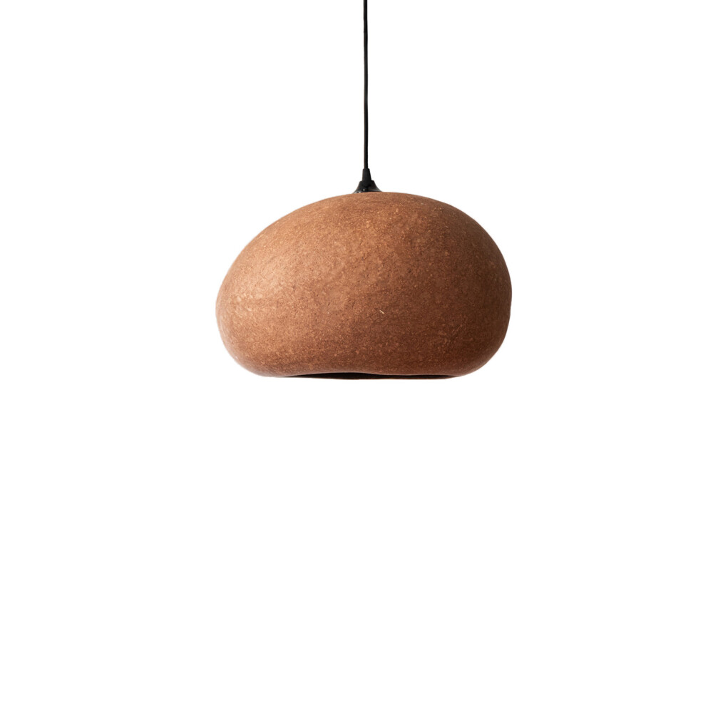 Pebble Small terracotta Pendant large jpg