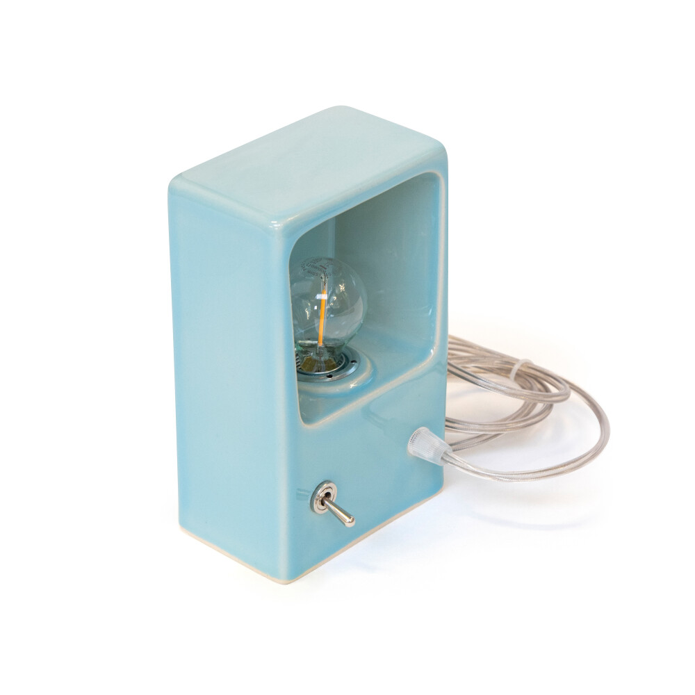 Piet Hein Eek One Mold Lamp Light Blue jpg