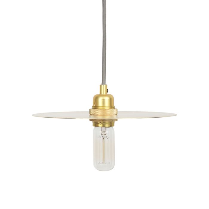 Circle Brass Medium Pendant