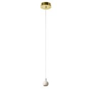 PHE SMALL CERAMIC LIGHT single pendant canopy mount off jpg