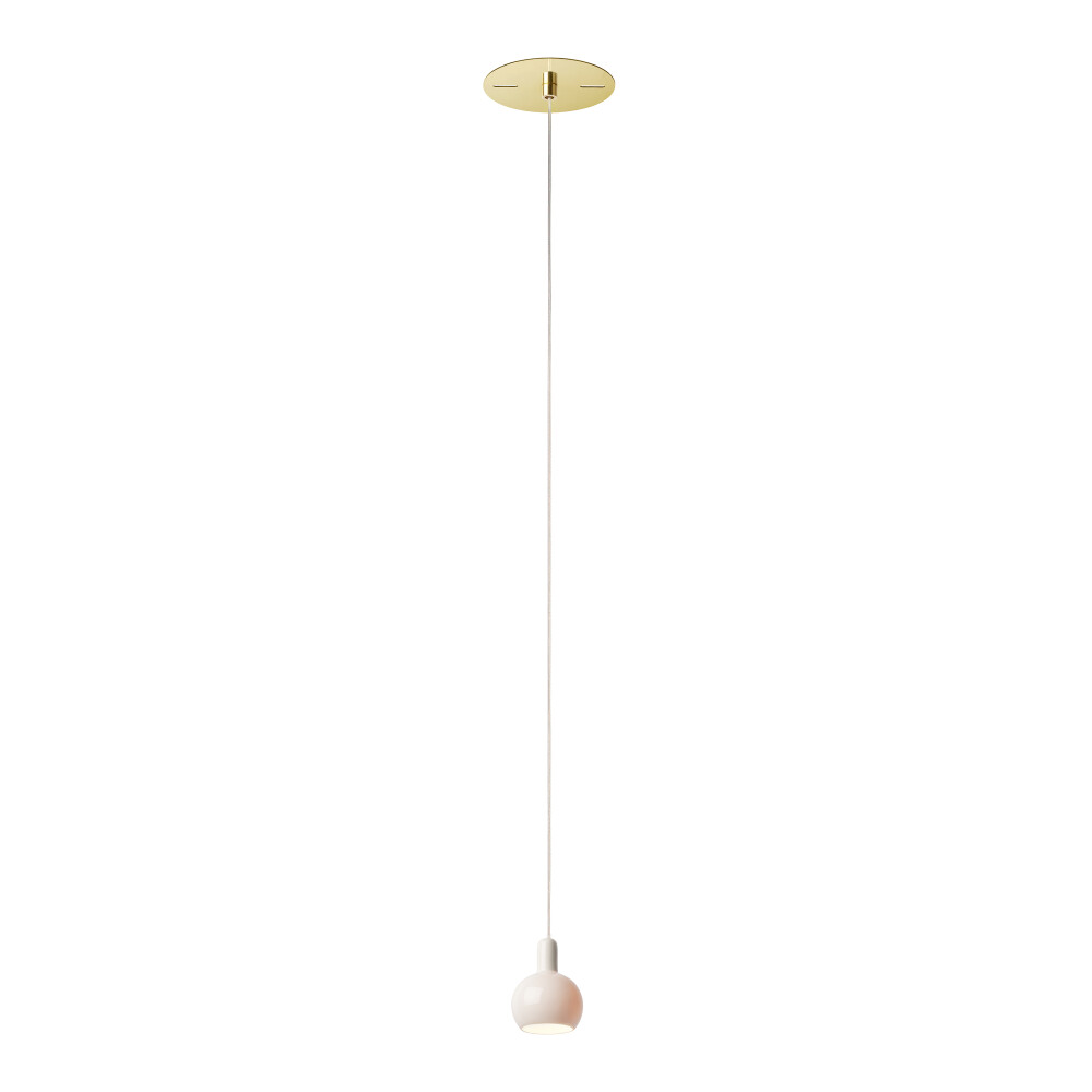 PHE Small ceramic light single pendantCAflush on jpg