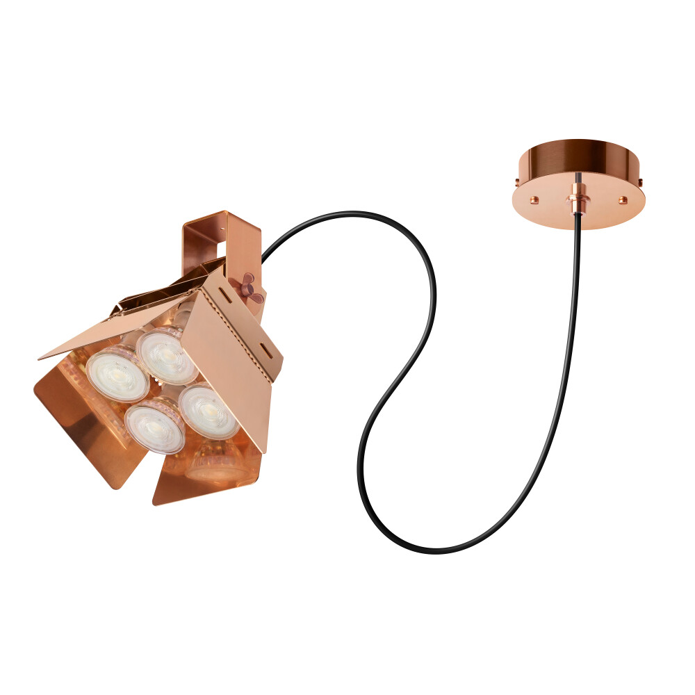 PHE Ledspot canopy Copper pendant lamp jpg